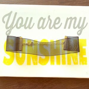 Thick Black Sheer Chocker Necklace